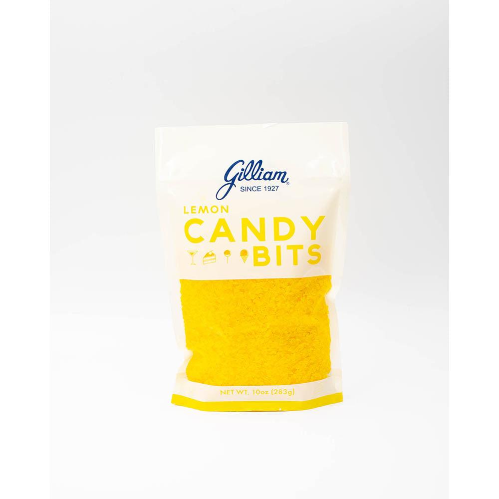 Gilliam Crushed Lemon Candy Bits: 10-Ounce Bag - Candy Warehouse