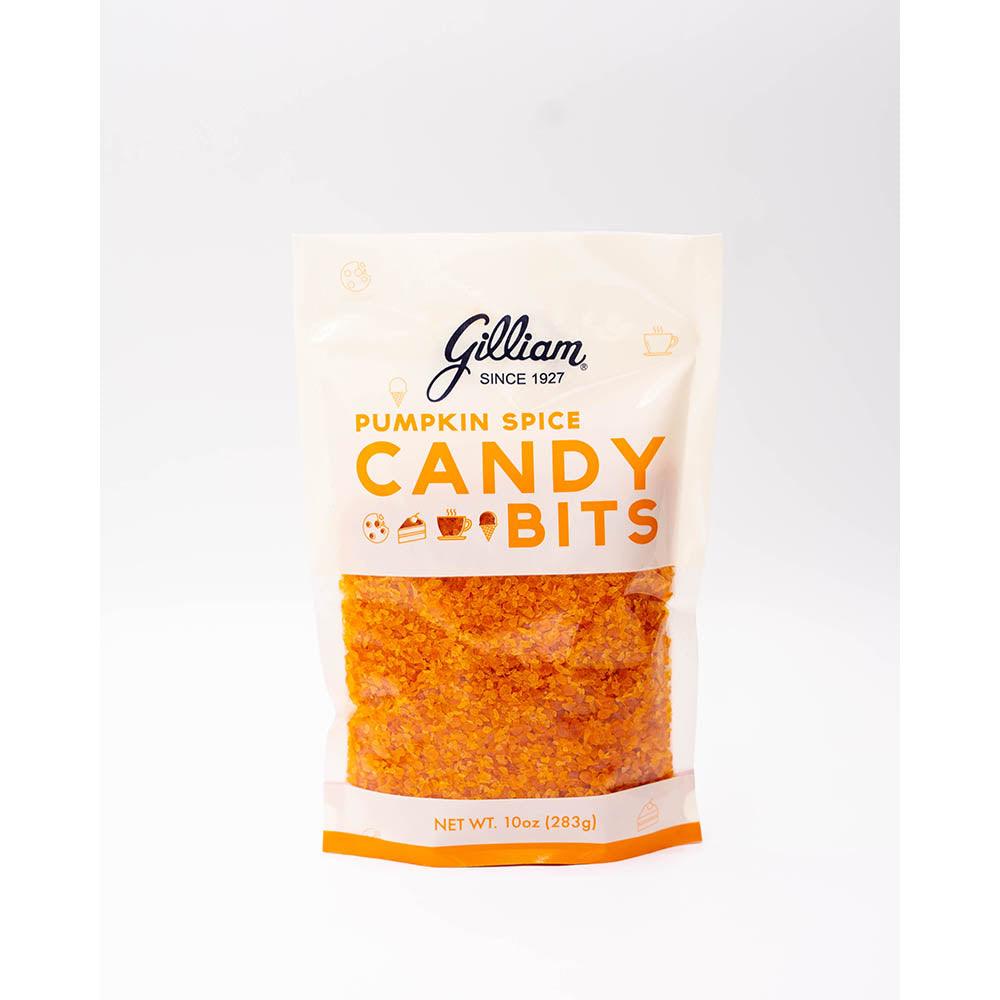 Gilliam Crushed Pumpkin Spice Candy Bits: 10-Ounce Bag - Candy Warehouse