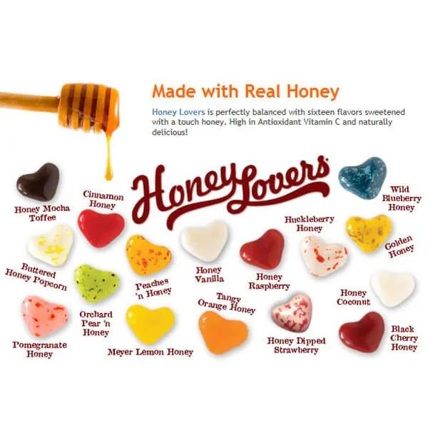 Gimbal's Honey Lovers Candy Hearts 5LB Bag Candy Warehouse