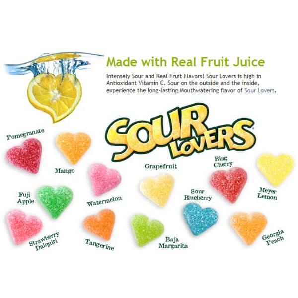 Gimbal's Sour Lovers Gummy Hearts: 5LB Bag - Candy Warehouse