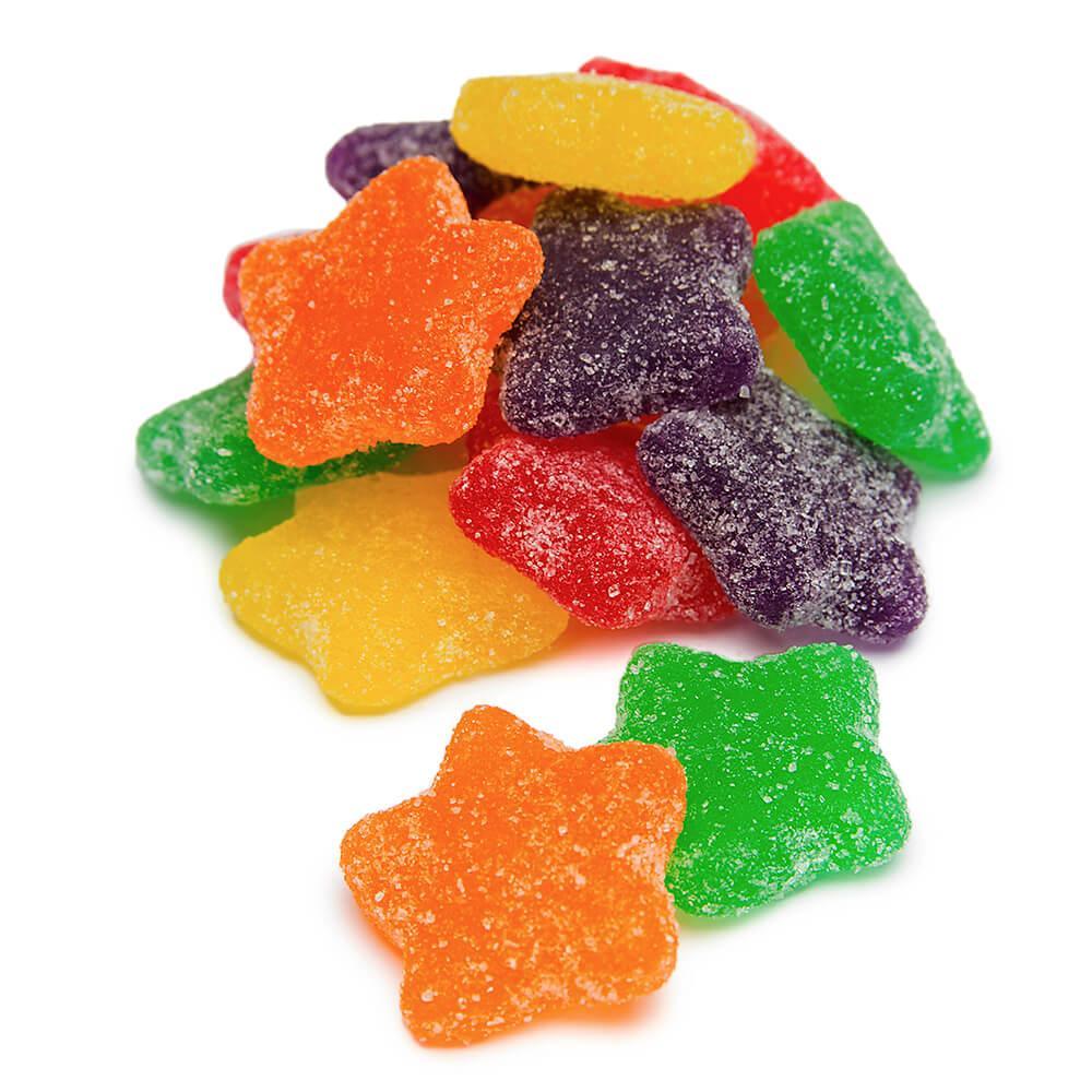 Gimbal's Super Sour Jelly Stars Candy: 5LB Bag - Candy Warehouse