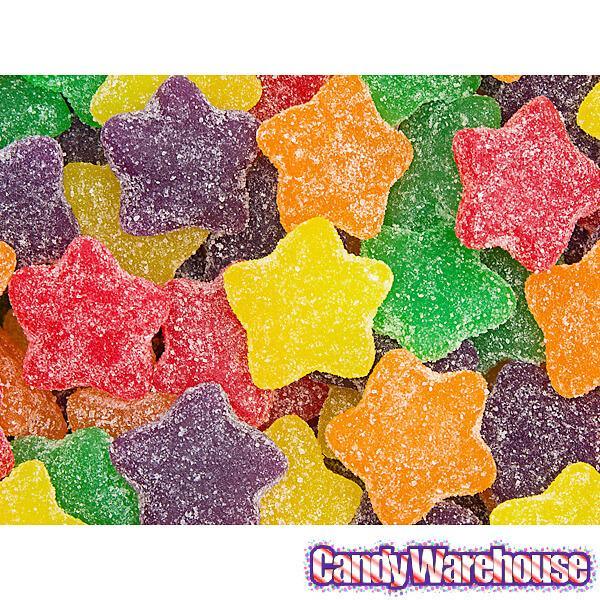 Gimbal's Super Sour Jelly Stars Candy: 5LB Bag - Candy Warehouse