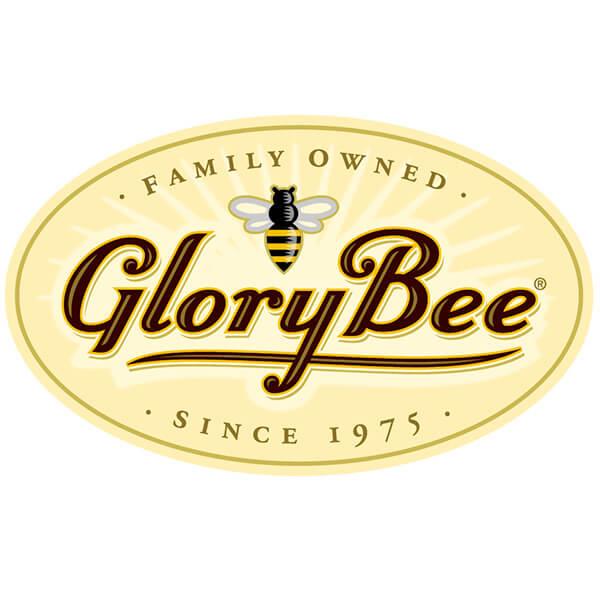 GloryBee Montana White Clover Blossom Raw Honey: 18-Ounce Jar - Candy Warehouse