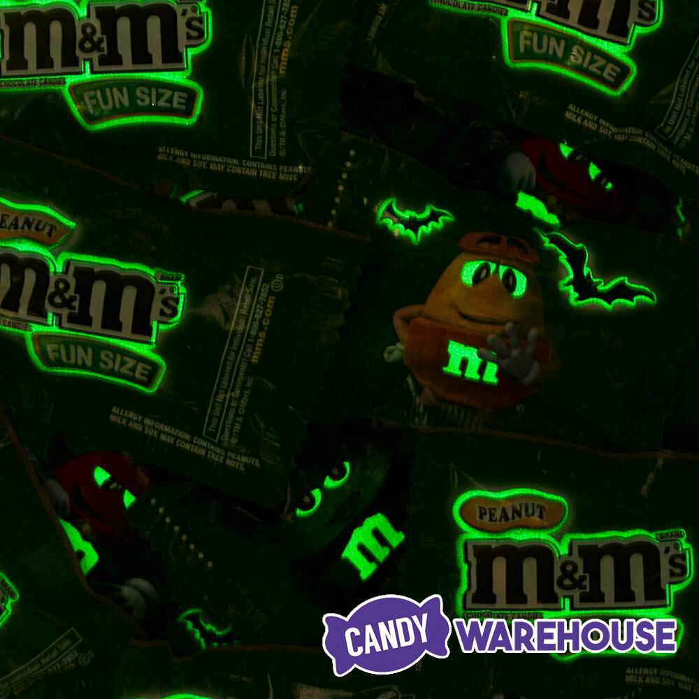 Peanut M&M's® Glow-in-the-Dark Halloween Fun-Size Packs Chocolate Candy (48  Piece(s))
