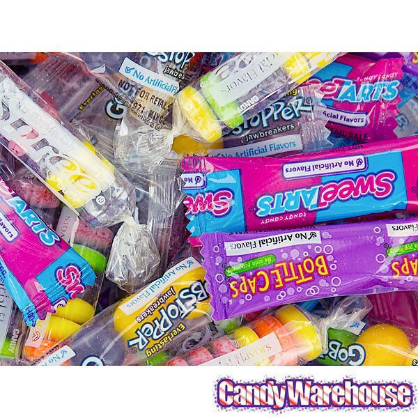 Gobstopper - SweeTarts - Bottle Caps - Spree Assortment of Easter Egg Fillers Candy Packs: 18-Ounce Bag - Candy Warehouse