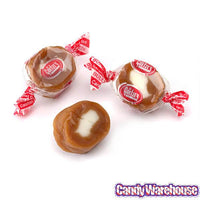 Goetze's Caramel Creams Bulls Eyes Candy - Vanilla: 100-Piece Tub - Candy Warehouse