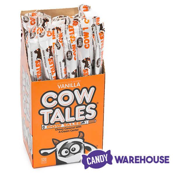 Goetze's Cow Tales Caramel & Cream Sticks: 36-Piece Box - Candy Warehouse