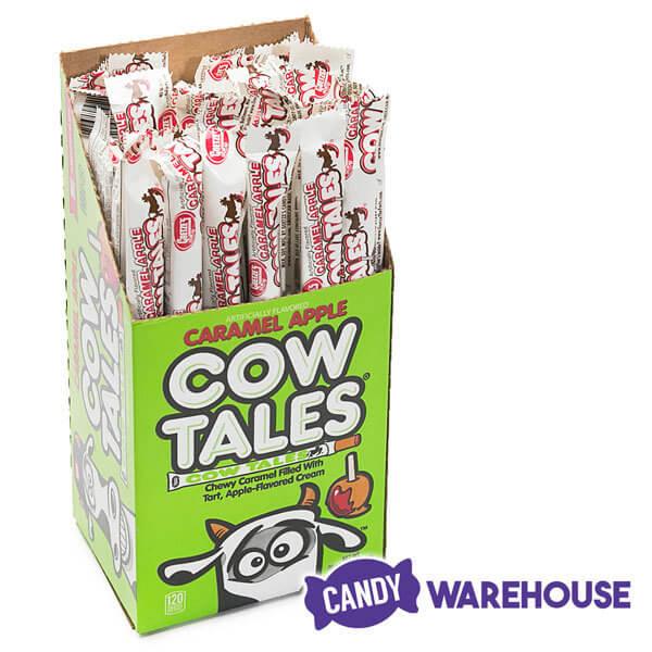 Goetze's Cow Tales Caramel Apple Sticks: 36-Piece Box - Candy Warehouse
