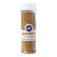 Gold Pearlized Sugar Crystals: 5.25-Ounce Dispenser - Candy Warehouse