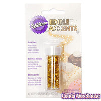 Gold Stars Edible Accents: 0.04-Ounce Bottle