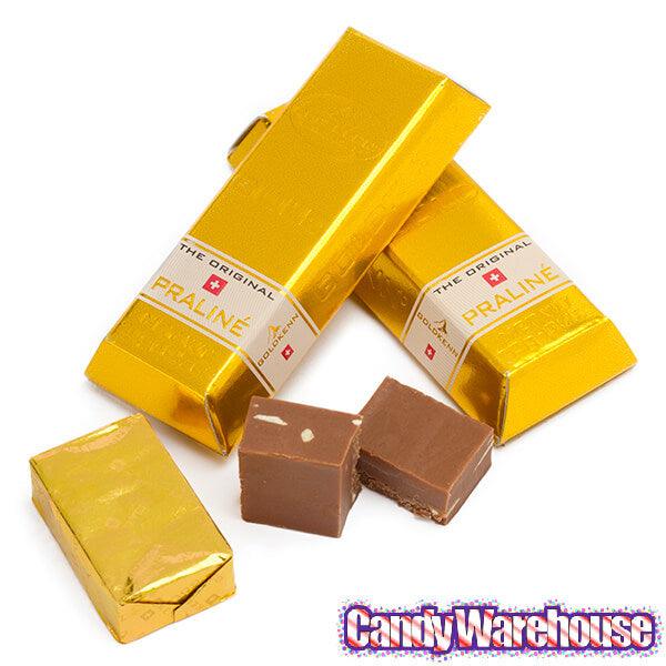 Goldkenn Milk Chocolate Pralines Mini Gold Bars: 6-Piece Gift Box - Candy Warehouse
