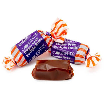 GoLightly Sugar Free Fudgie Rolls Candy: 5LB Bag - Candy Warehouse
