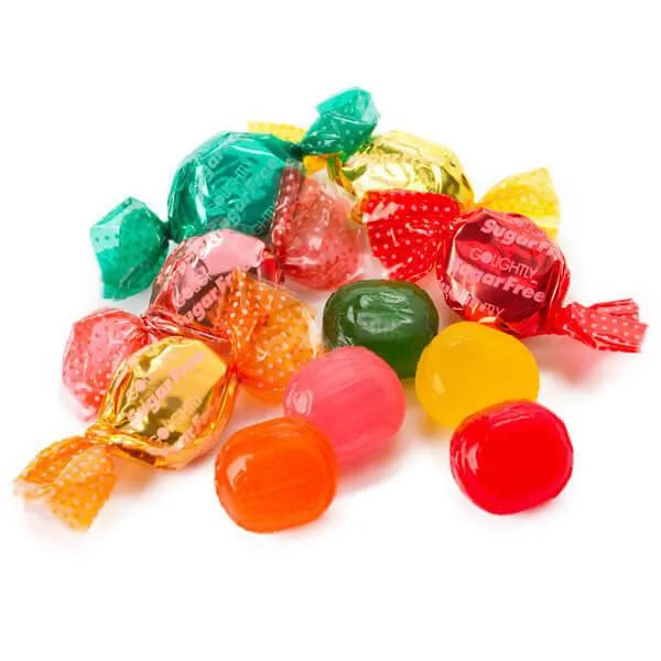 GoLightly Sugar Free Hard Candy Assorted Tropical Fruit 5LB Bag Candy Warehouse
