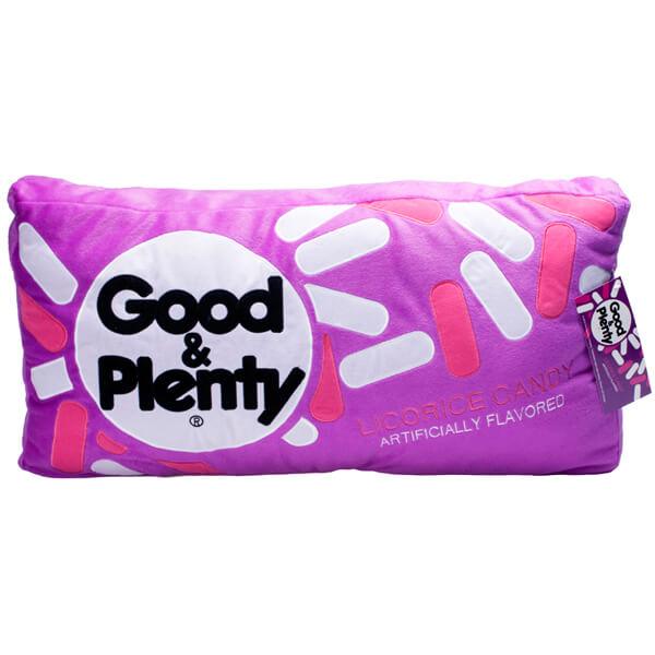 Good & Plenty Licorice Big Plush Candy Pillow - Candy Warehouse