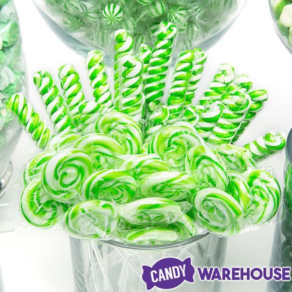 Green Candy Bar Table Assortment - Candy Warehouse