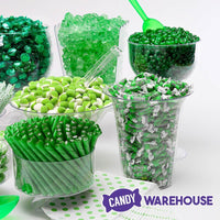 Green Candy Buffet Kit: 25 to 50 Guests - Candy Warehouse