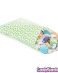 Green Honeycomb Candy Bags: 25-Piece Pack