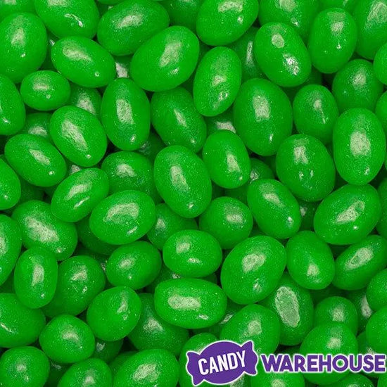 Green Jelly Beans Lime 2LB Bag Candy Warehouse