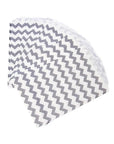 Grey Chevron Stripe Candy Bags: 25-Piece Pack