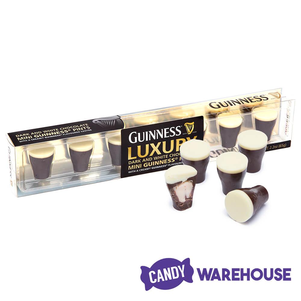 Guinness Beer Dark and White Chocolate Mini Pints: 7-Piece Pack - Candy Warehouse