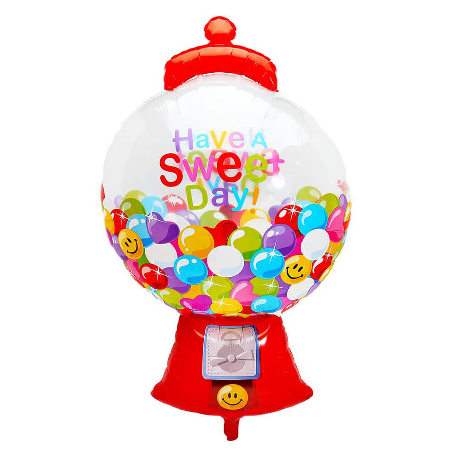 Gumball Machine Foil Balloon: 43-Inch - Candy Warehouse