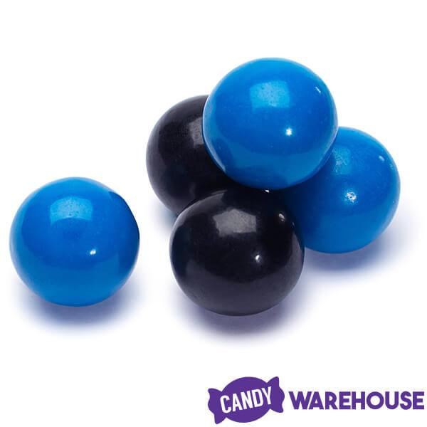 Gumballs Color Combo - Blue and Black: 4LB Box - Candy Warehouse