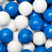 Gumballs Color Combo - Blue and White: 4LB Box - Candy Warehouse
