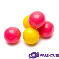 Gumballs Color Combo - Pink and Yellow: 4LB Box - Candy Warehouse