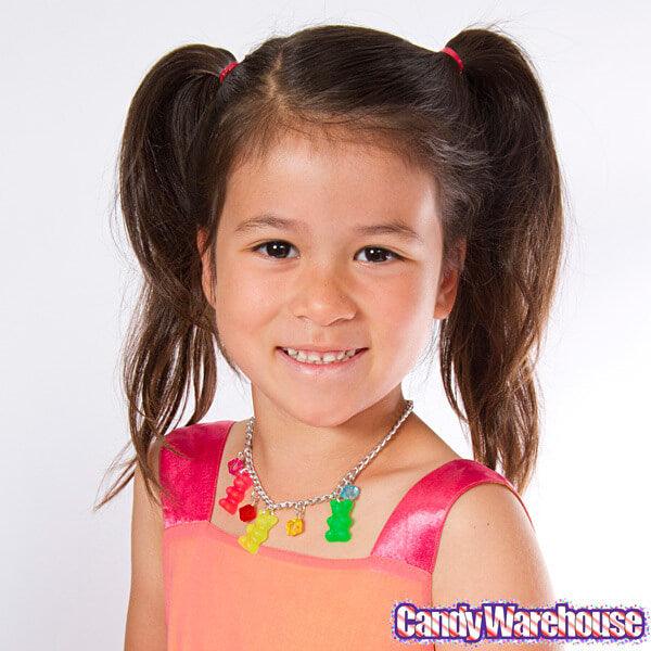 Gummy Bear Charm Necklace - Candy Warehouse