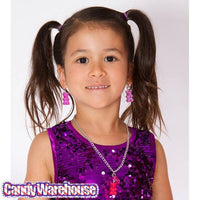 Gummy Bear Earrings - Purple - Candy Warehouse