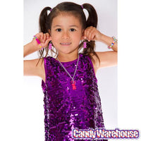 Gummy Bear Elastic Bracelet - Purple - Candy Warehouse