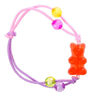 Gummy Bear Elastic Bracelet - Red - Candy Warehouse