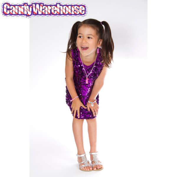 Gummy Bear Necklace - Purple - Candy Warehouse