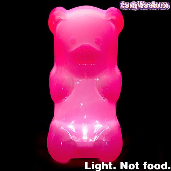 Gummy Bear Night Light - Pink - Candy Warehouse