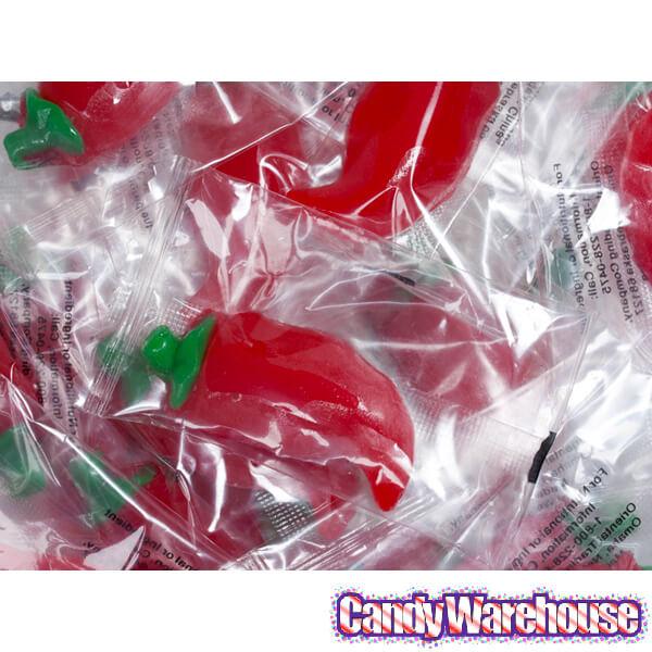 Gummy Chili Peppers Candy: 45-Piece Bag - Candy Warehouse