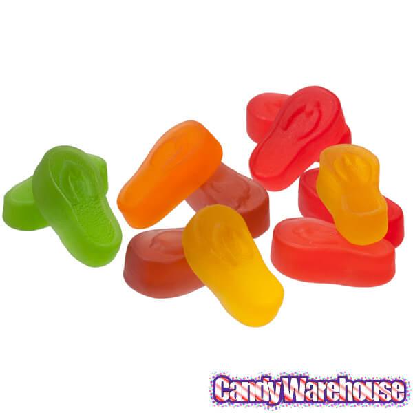 Gummy Flip Flops Candy Packs: 20-Piece Bag - Candy Warehouse