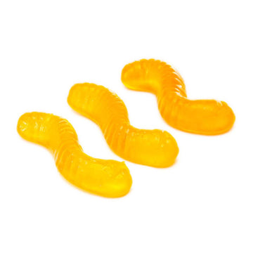 Gummy Inch Worms - Banana: 5LB Bag - Candy Warehouse