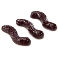 Gummy Inch Worms - Black Cherry: 5LB Bag - Candy Warehouse