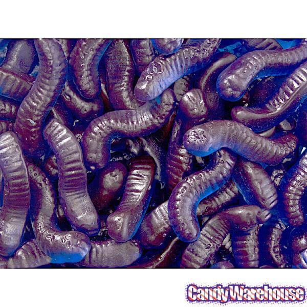 Gummy Inch Worms - Raspberry: 5LB Bag - Candy Warehouse