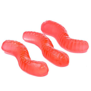 Gummy Inch Worms - Strawberry: 5LB Bag - Candy Warehouse