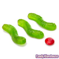 Gummy Inch Worms - Watermelon: 5LB Bag - Candy Warehouse