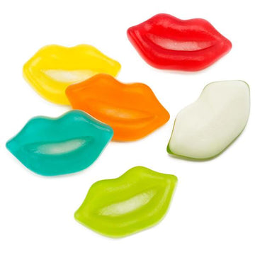 Gummy Lips in Assorted Colors: 5LB Bag - Candy Warehouse