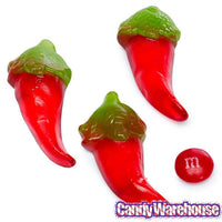 Gummy Mini Red Hot Chilli Peppers Candy: 3KG Bag - Candy Warehouse
