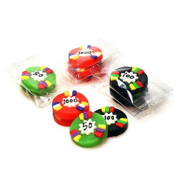 Gummy Poker Chips Candy: 430-Piece Case - Candy Warehouse