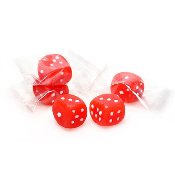 Gummy Red Dice Candy: 430-Piece Case - Candy Warehouse