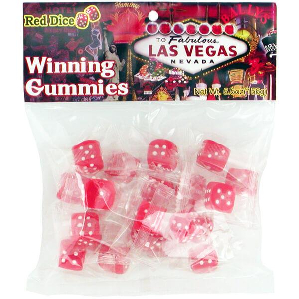 Gummy Red Dice Candy: 430-Piece Case - Candy Warehouse