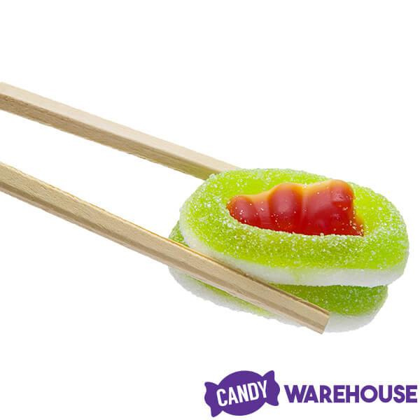 Gummy Sushi Candy : 21-Piece Bento Box Tray - Candy Warehouse
