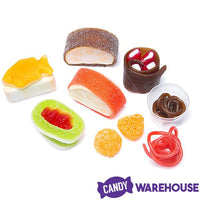 Gummy Sushi Candy : 21-Piece Bento Box Tray - Candy Warehouse