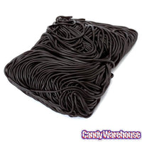 Gustaf's Black Licorice Laces Candy: 2LB Bag - Candy Warehouse