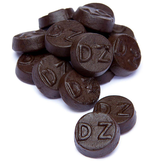 Gustaf's Double Salt Black Licorice Buttons 1KG Bag Candy Warehouse